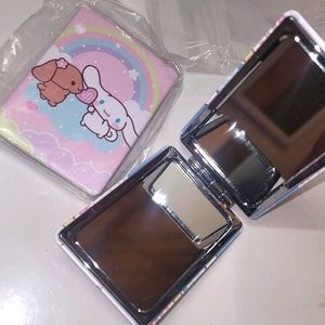 Cinnamoroll Sanrio 2 pc compact folding makeup mirror pack